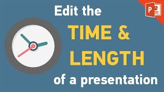 PowerPoint 2013 | How to set time duration \u0026 edit slide length tutorial