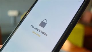 How to Lock/Unlock notes on iPhone