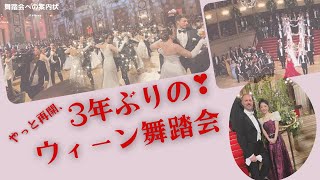 3年ぶりの！ウィーン舞踏会参加してきました～「舞踏会への案内状」クローネマキコ