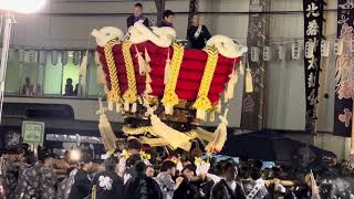 石津川向ふとん太鼓⛩️石津太神社　秋祭り　【南海本線石津川駅ロータリーイベント】 2023 令和5年　チャンネル登録よろしくお願いします。　堺祭り