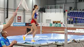 Angelina Topić (SRB) 194 cm National U20 Indoor Record Belgrade 2023