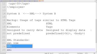 SOA-XML Basics Part 1