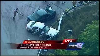 Two car crash in Sheboygan County injures several
