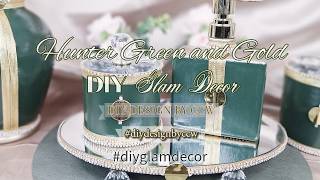 Elegant Hunter Green & Gold Home Décor | 2026 DIY Decorating Inspiration