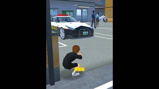 Police Car Was Stollen By Little Kids #shorts #roblox #cartoon