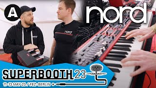 Nord Stage 4 & New Triple Pedal! | Superbooth 2023 @superboothberlin