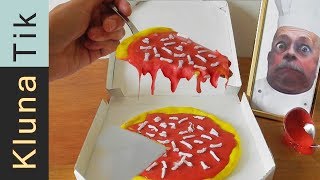 Eating SLIMY PIZZA!! Kluna Tik Dinner #72 | ASMR eating sounds no talk