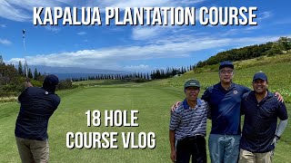 Best Course in Maui Hawaii! (Kapalua Plantation Course) - 18 Hole by Hole Course Vlog