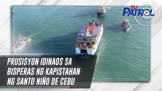 Prusisyon idinaos sa bisperas ng kapistahan ng Santo Niño De Cebu