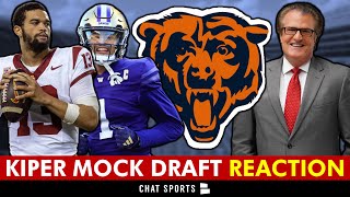 Mel Kiper ESPN Chicago Bears 2024 NFL Mock Draft: Caleb Williams, Justin Fields Trade & Rome Odunze