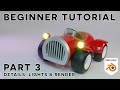 Blender beginner tutorial - The easy car! - part 3