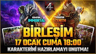 🏆#KO4FUN 🔥 ZENİTH % IMMORTAL BÜYÜK BİRLEŞİM 17 OCAK !!🔥 #KnightOnline 🔥 #PvPServer🔥🏆 #Ayça_22