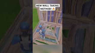 NEW TAKING WALL METHOD 🔥 #fortnite