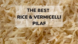 How to make RICE AND VERMICELLI PILAF | How to make ARMENIAN PILAF | How to make LEBANESE PILAF