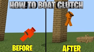 How To Boat Clutch In MCPE / Easy Tutorial