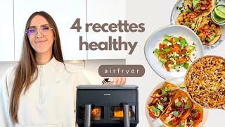 4 HEALTHY RECIPES (airfryer \u0026 oven) | weight loss goal