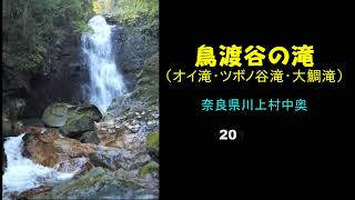 鳥渡谷の滝（奈良県川上村）・・・2019/11下