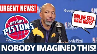 FROM NOW! DETROIT PISTONS HOLDING OUT HOPE MONTY WILLIAMS! LATEST NEWS FROM DETROIT PISTONS!