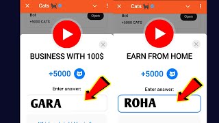 EARN FROM HOME Cats Code | BUSINESS WITH 100$ cats video code today