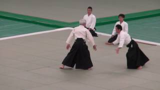 2017年全日本合気道演武大会　道主による演武。(The 55th All Japan Aikido Demonstration by Moriteru Ueshiba)