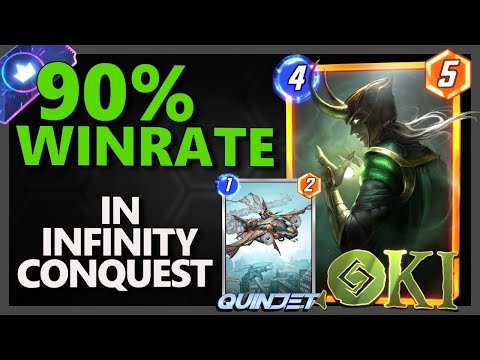 90% Winrate with this LOKI deck in INFINITY CONQUEST – MARVEL SNAP