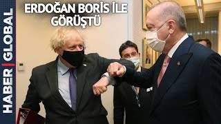 Cumhurbaşkanı Erdoğan Boris Johnson İle Görüştü