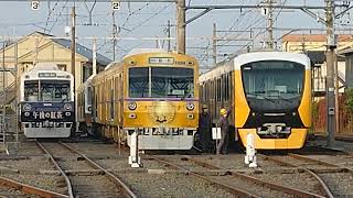 静岡鉄道長沼車庫1000系と3000系