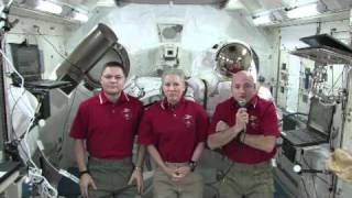 Station Crew Discusses Life in Space at Department of Education Event