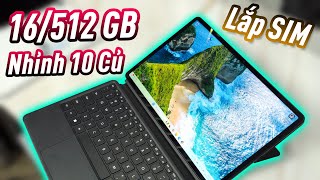 Mới về Matebook E Go bản 16/512GB. Rẻ mà mượt, Win 11, lắp SIM quá tiện lợi, bàn phim tháo ra được !