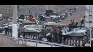 Russia Ukraine Crisis : Russian soldiers entering Cherson