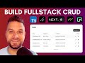 Simplest way to build CRUD App (Next.js 15, Shadcn, Drizzle, TypeScript)