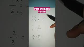 perbandingan senilai #shorts #perbandingan #perbandingansenilai