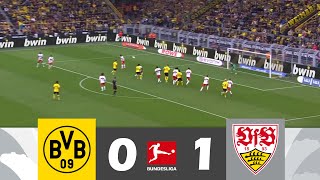 Borussia Dortmund vs. VfB Stuttgart [0-1] | Bundesliga 2023/24 | Match Highlights!