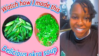 Nigerian okra soup ||okra soup recipe