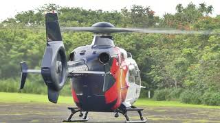 Eurocopter EC135 Medivac Helicopter Start up, Take off \u0026 Departure 4k