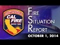 October 1, 2014 - The Fire Situation Report