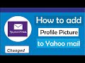 how to add profile picture to yahoo mail