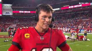 Tom Brady - Post game interview with Tracy Wolfson after OT win