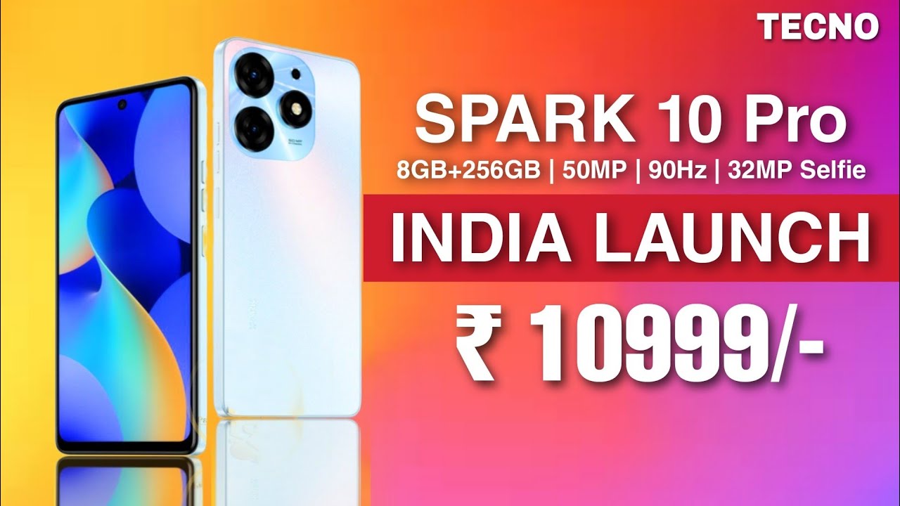 Tecno SPARK 10 Pro Launch In India With 8GB RAM 🔥 First Look, Price ...