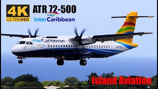 intaCaribbean Airways New ATR 72-500 Arriving In St. Kitts For The First Time !!!