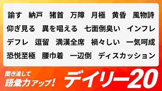 【デイリー語彙力 vol.062】聞き流して語彙力アップ！【日本語・カタカナ語】