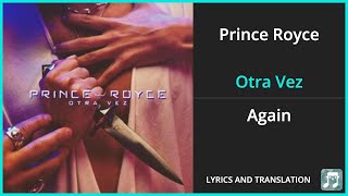 Prince Royce - Otra Vez Lyrics English Translation - Spanish and English Dual Lyrics  - Subtitles