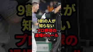 9割の人が知らないプロ野球の退場のルール #プロ野球 #野球解説 #野球退場 #shorts