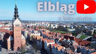 Elbląg z lotu ptaka  | DJI Mini2 | 4K