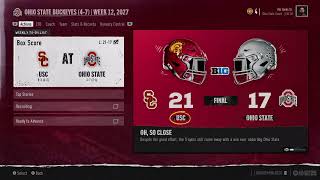 CFB GODZ LG...YEAR 4 WEEK 12..🆚 USC/ OHSO