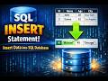 SQL INSERT Statement: Insert Data into SQL database