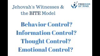 The BITE Model and Jehovah's Witnesses