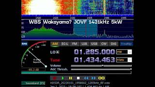 B22 WBS和歌山放送(推定) 朝5時の放送開始 230102