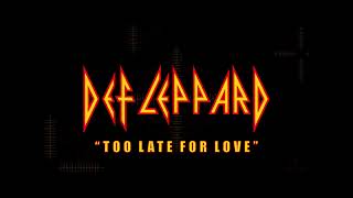 Too Late For Love - Def Leppard - Cover Gianni Cugno (Live Recording 12112023)