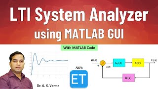 LTI System Analyzer using MATLAB GUI (With Code)